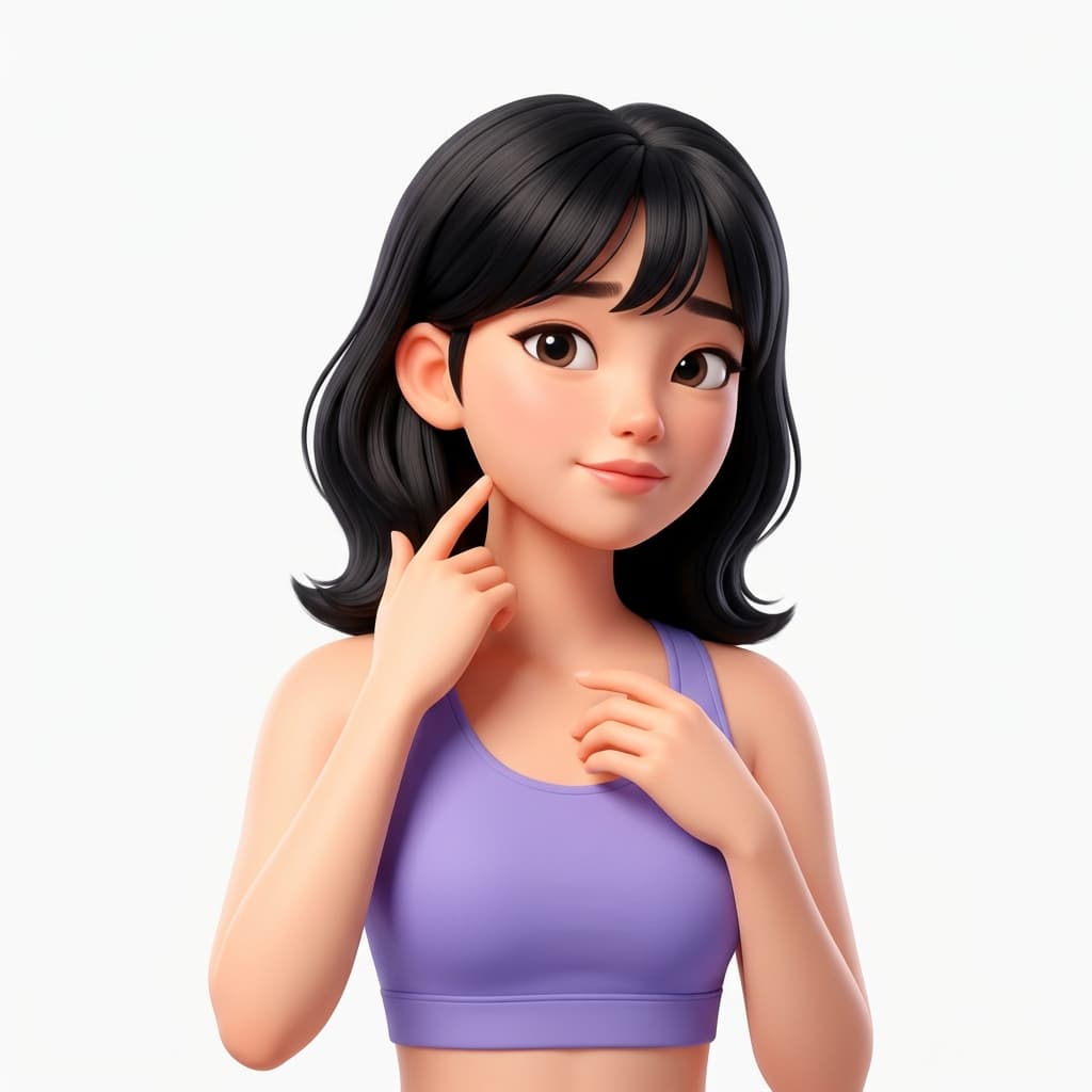 Clustered bumps on neck or underarms